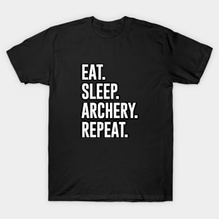 Eat Sleep Archery Repeat T-Shirt